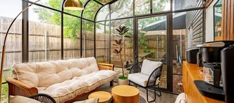 Sunlit Designer Home with Tranquil Sunroom Space