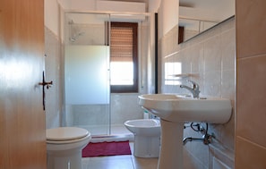 Shower, hair dryer
