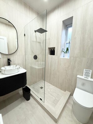 Hair dryer, towels