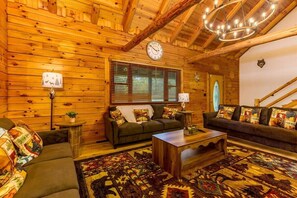 Télévision, cheminée, jeux vidéo, lecteur de DVD