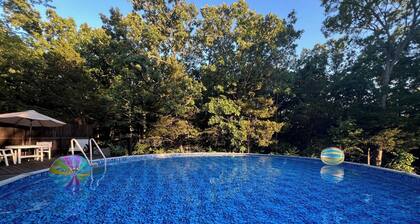 33ft private pool+4bd 2b+Arcade+nature+stargazing