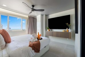 4 dormitorios, tabla de planchar con plancha, wifi y ropa de cama