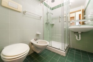 Shower, hair dryer