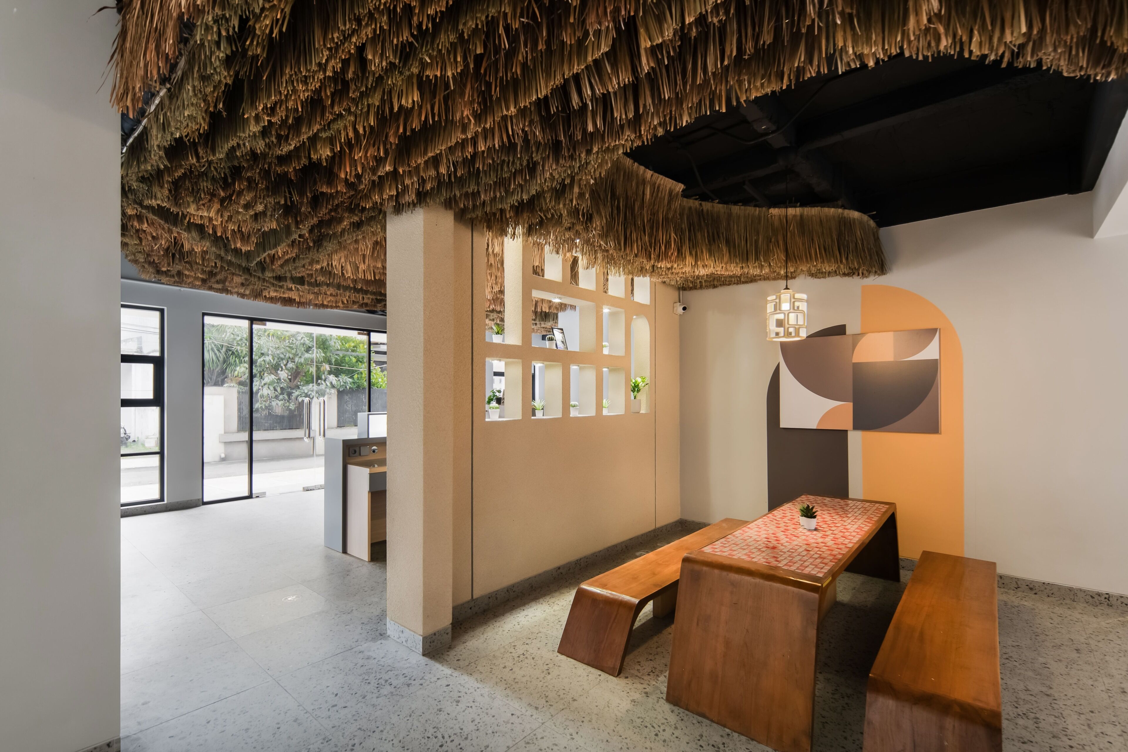 Lobby sitting area