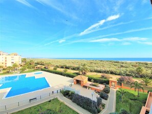 Pool - Los Pelicanos, 2 bedrooms with sea views - Ref.418 (Punta del Moral)