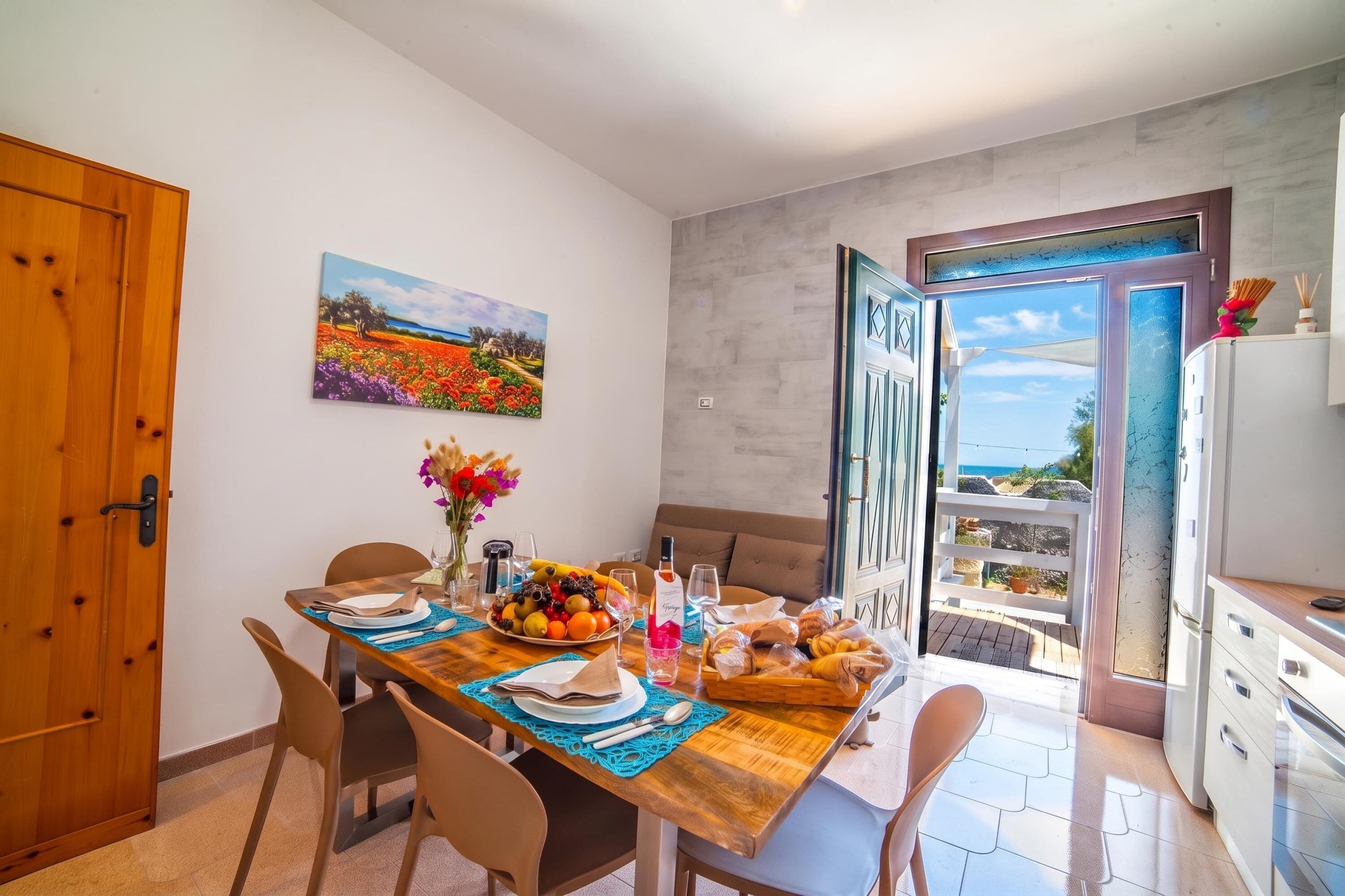 Standard-Villa, 1 Schlafzimmer, Klimaanlage, Meerseite (Villa G&G On Sea Shore) | Speisen