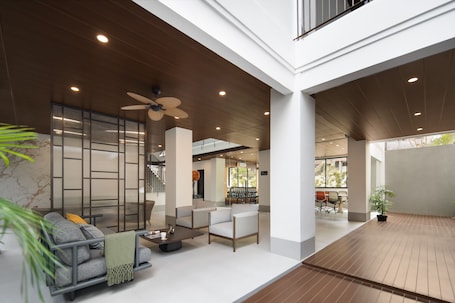 Sala de estar en el lobby