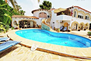 Pool - Alfredo - charming villa with private pool in Benissa and some sea views (Benissa)
