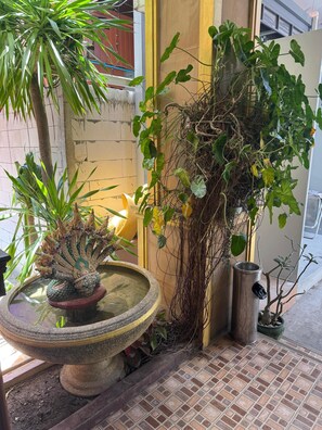 Uitzicht vanuit accommodatie