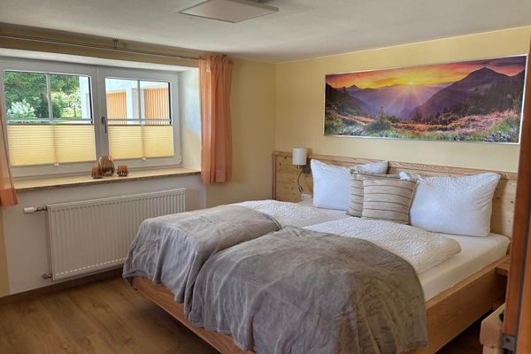 Ferienwohnung Thymian, 26qm, 1 Schlafzimmer mit Terrasse-Doppelzimmer