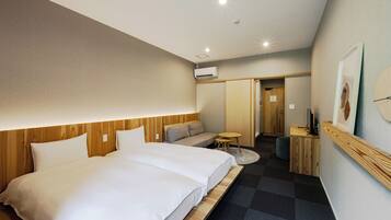 Standard Twin Room, Non Smoking, with sofa | Desk, soundproofing, free WiFi, bed sheets