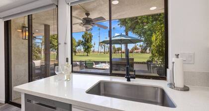 Rancho Las Palmas Condo! Tennis, Pickleball, Pool, Spa! Golf Course Views