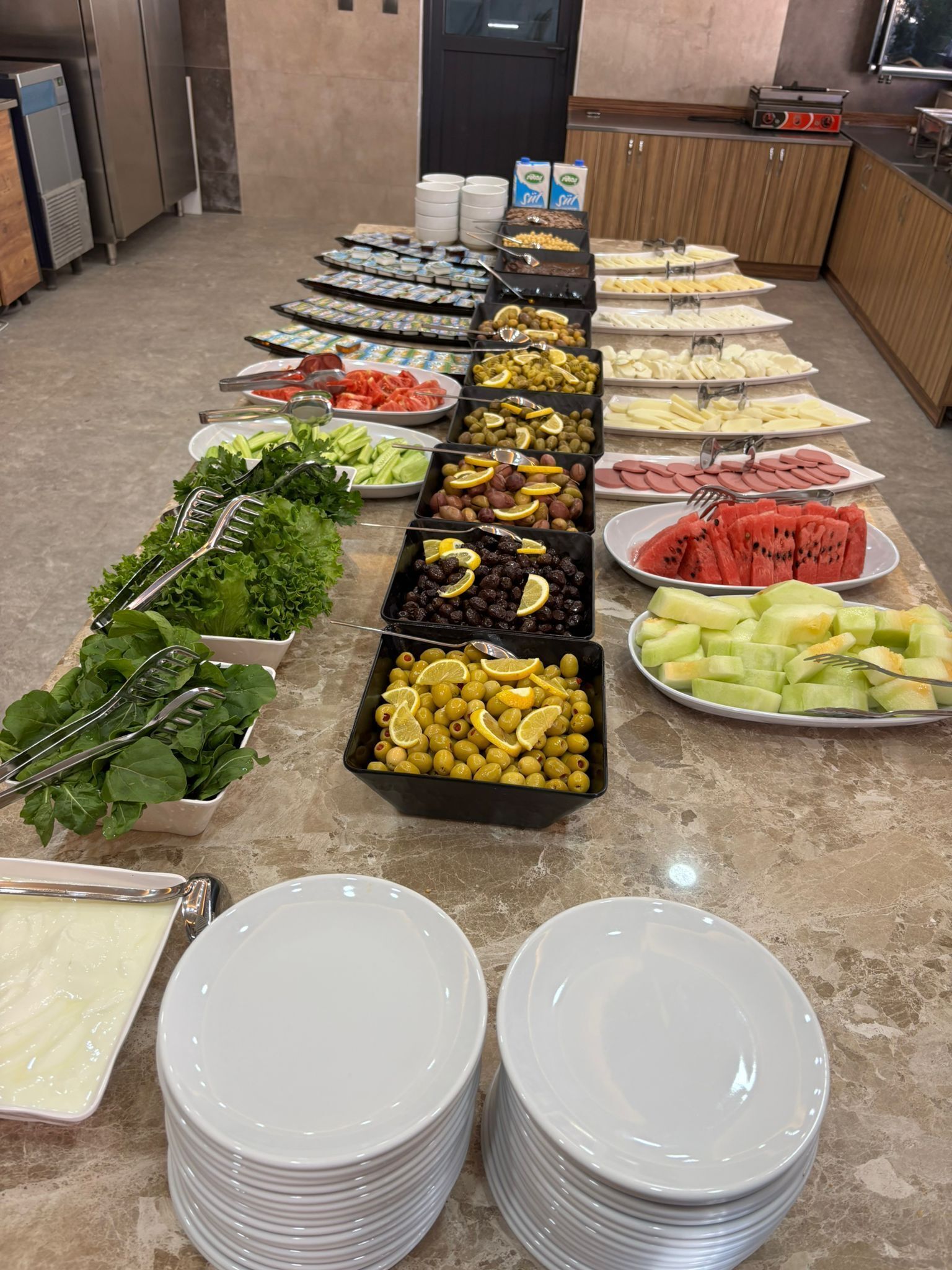 Breakfast and dinner served, Turkish cuisine