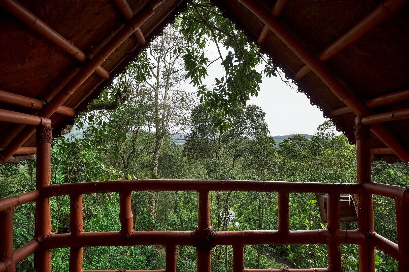 Nhà gỗ Tiêu chuẩn, ban công, quang cảnh núi | Khuôn viên nơi lưu trú