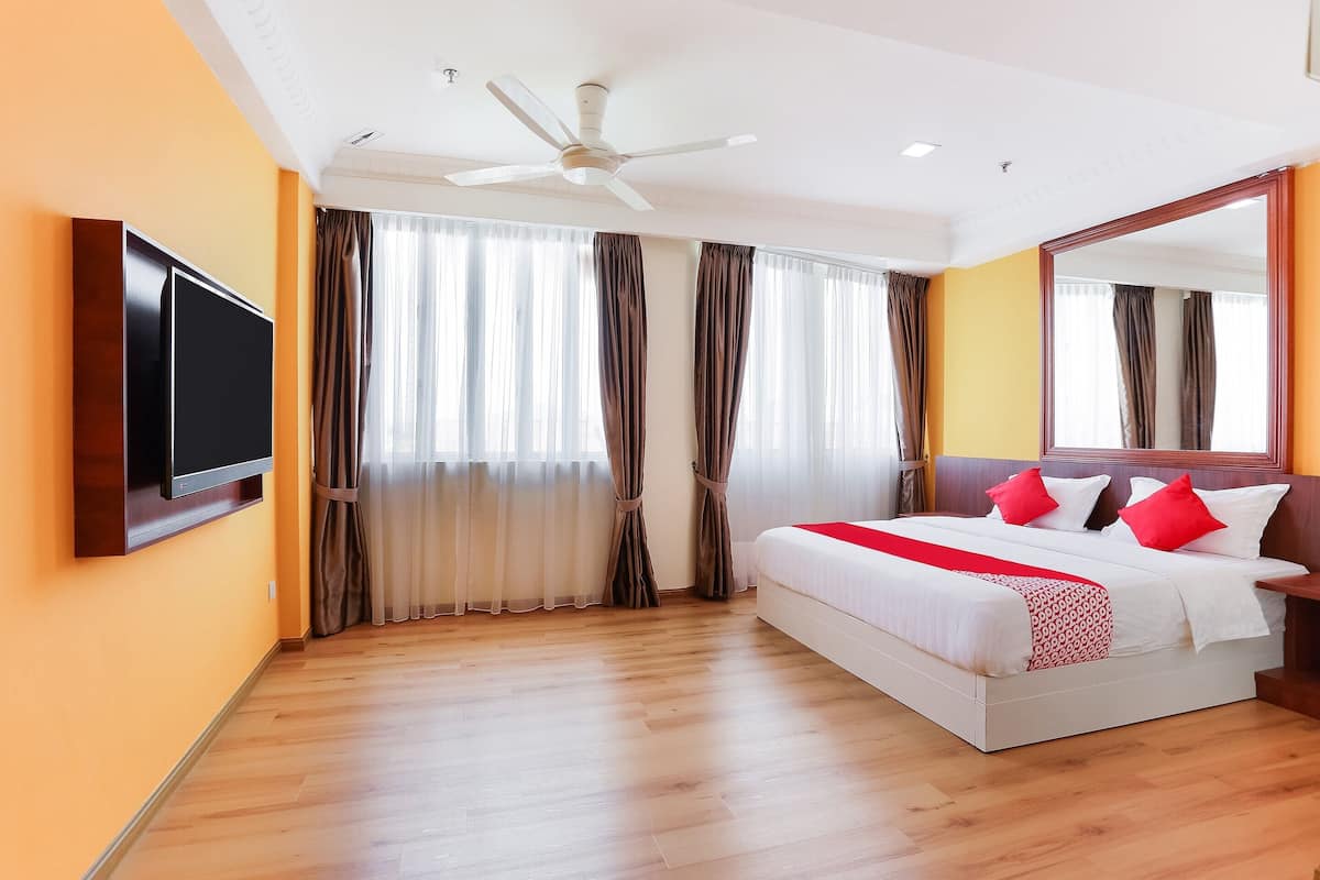 ห้องสแตนดาร์ดดับเบิล, เตียงคิงไซส์ 1 เตียง | โต๊ะทำงาน, Wi-Fi ฟรี, ผ้าปูที่นอน