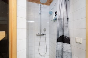 Comfort Apartment, Balcony, Courtyard View | Bathroom - Downtown Oulu 2BR Apt  (Oulu)