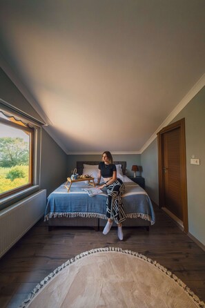 5 habitaciones, tabla de planchar con plancha y cuna de viaje