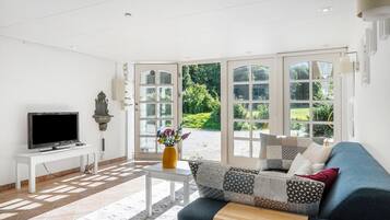 TV, fireplace, table tennis