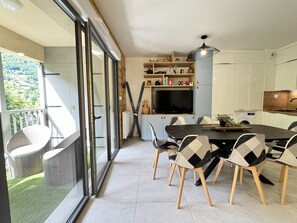 Dining - Bel apt 85m2 8P. Parking. Balcon (Cauterets)