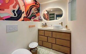 Een douche, een haardroger