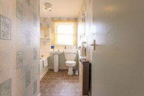 Hair dryer, towels