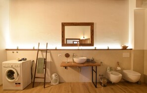 Shower, hair dryer