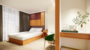 Blackout curtains, soundproofing, iron/ironing board, free WiFi