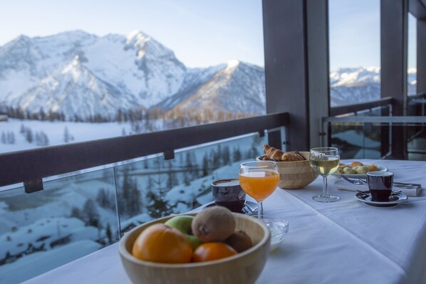 Uitzicht vanuit accommodatie