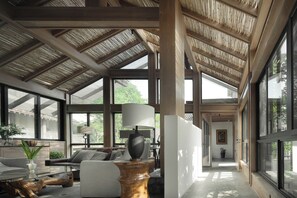 Elite Double Room, Patio, Valley View | Premium bedding, down comforters, memory foam beds, minibar - Homecoming Good Yard Guesthouse (Chongqing)