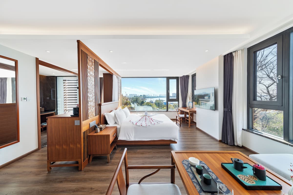 Luxury-Doppelzimmer, Blick auf den Innenhof
