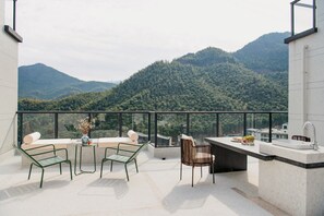 Panoramic Double Room, Patio, Mountain View | Terrace/patio