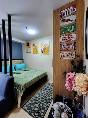 1 bedroom, internet, bed sheets, wheelchair access