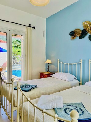 4 habitaciones, tabla de planchar con plancha y wifi gratis