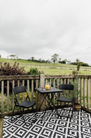 Outdoor dining - Section of a luxury barn sleeping up to 5 (South Wales)