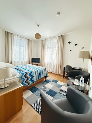 Standard Double Room, Garden View | In-room safe, laptop workspace, blackout drapes, free WiFi