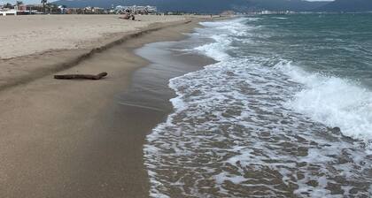 Apt - Empuriabrava hyper center, beach and shops, view on natural park and sea