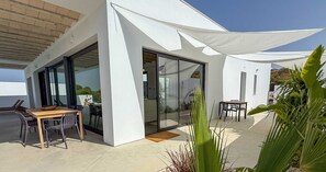 Outdoor dining - Villa Paz  •  Private • New • Pool • Views (Ayamonte)