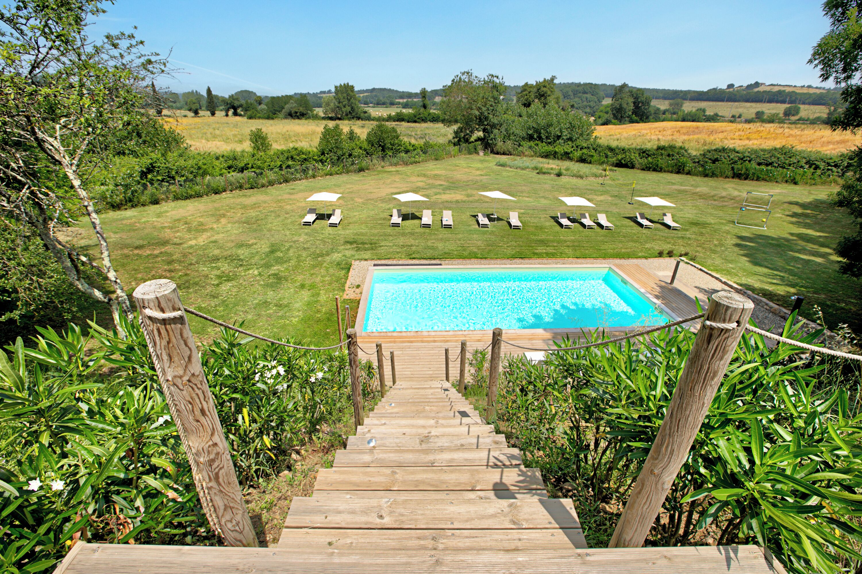 Seasonal outdoor pool