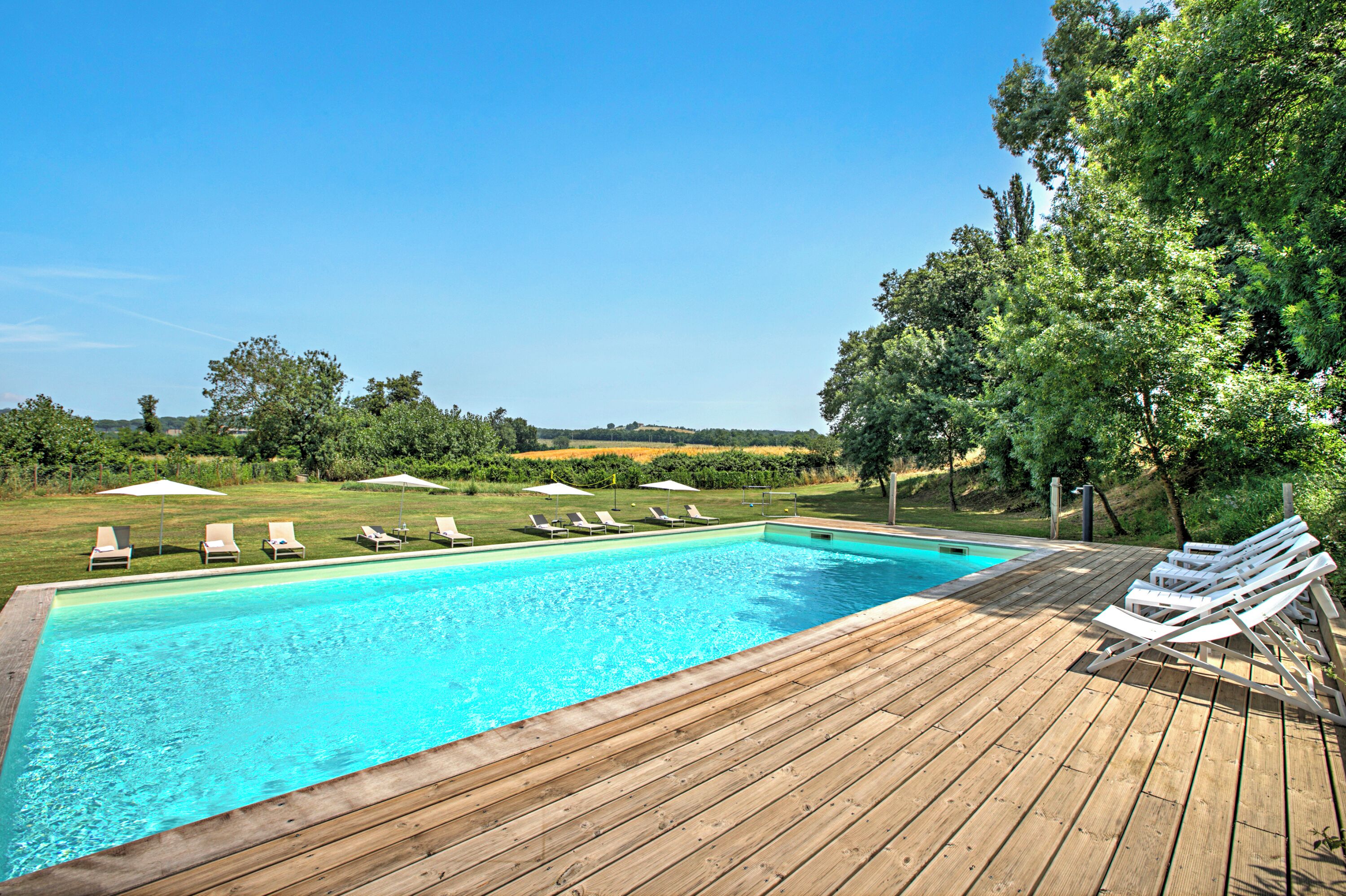 Seasonal outdoor pool