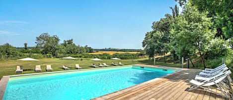 Seasonal outdoor pool