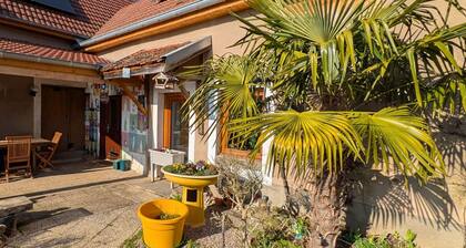 GĂźte entre ville et campagne, Wi-Fi gratuit, sur circuit des peintres