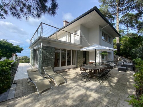Grande villa à Arcachon pour 17 personnes, 300 m², vue mer, proche plage