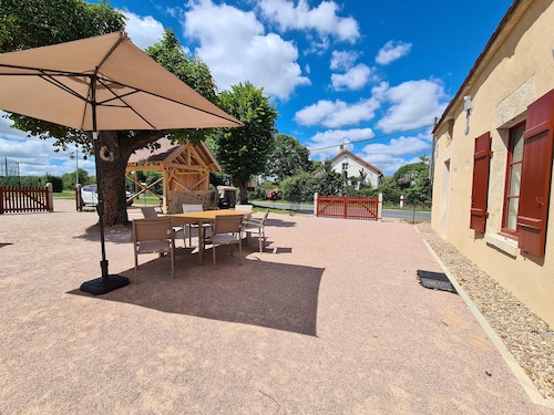 Gîte 3*-6 & 14 pers, rénové 2022, proche Châtre