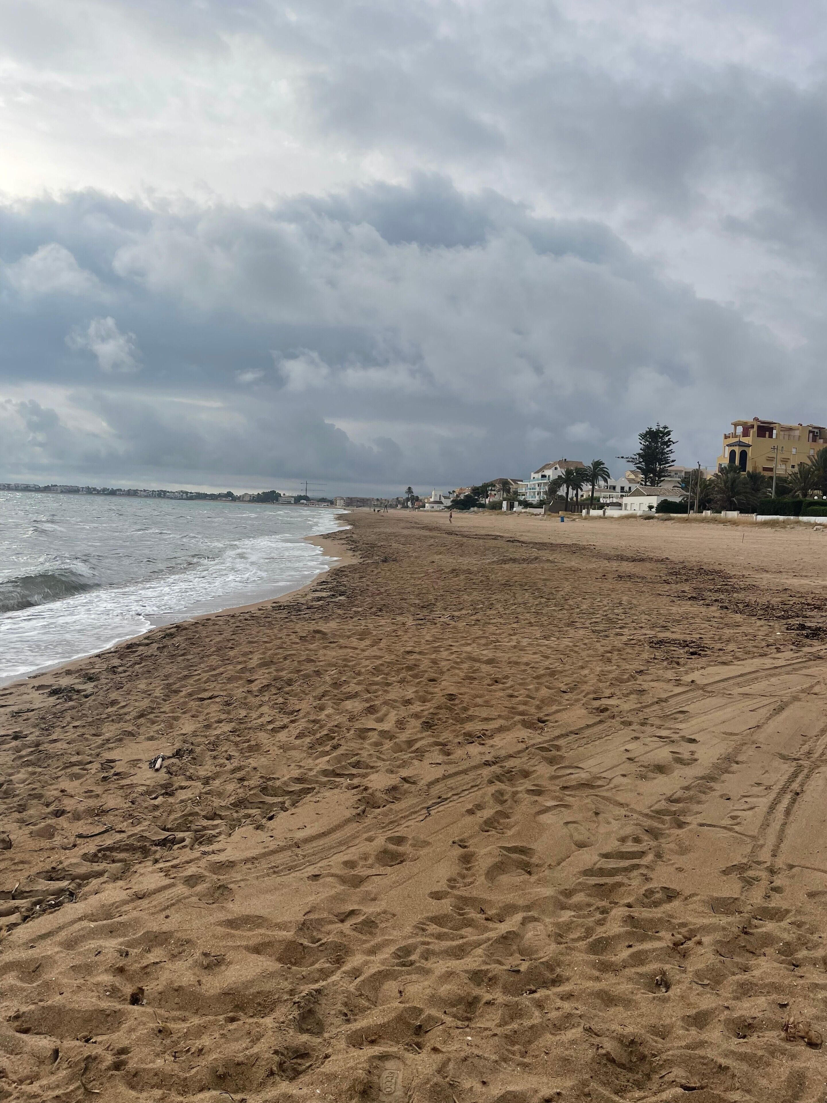 Vlak bij het strand
