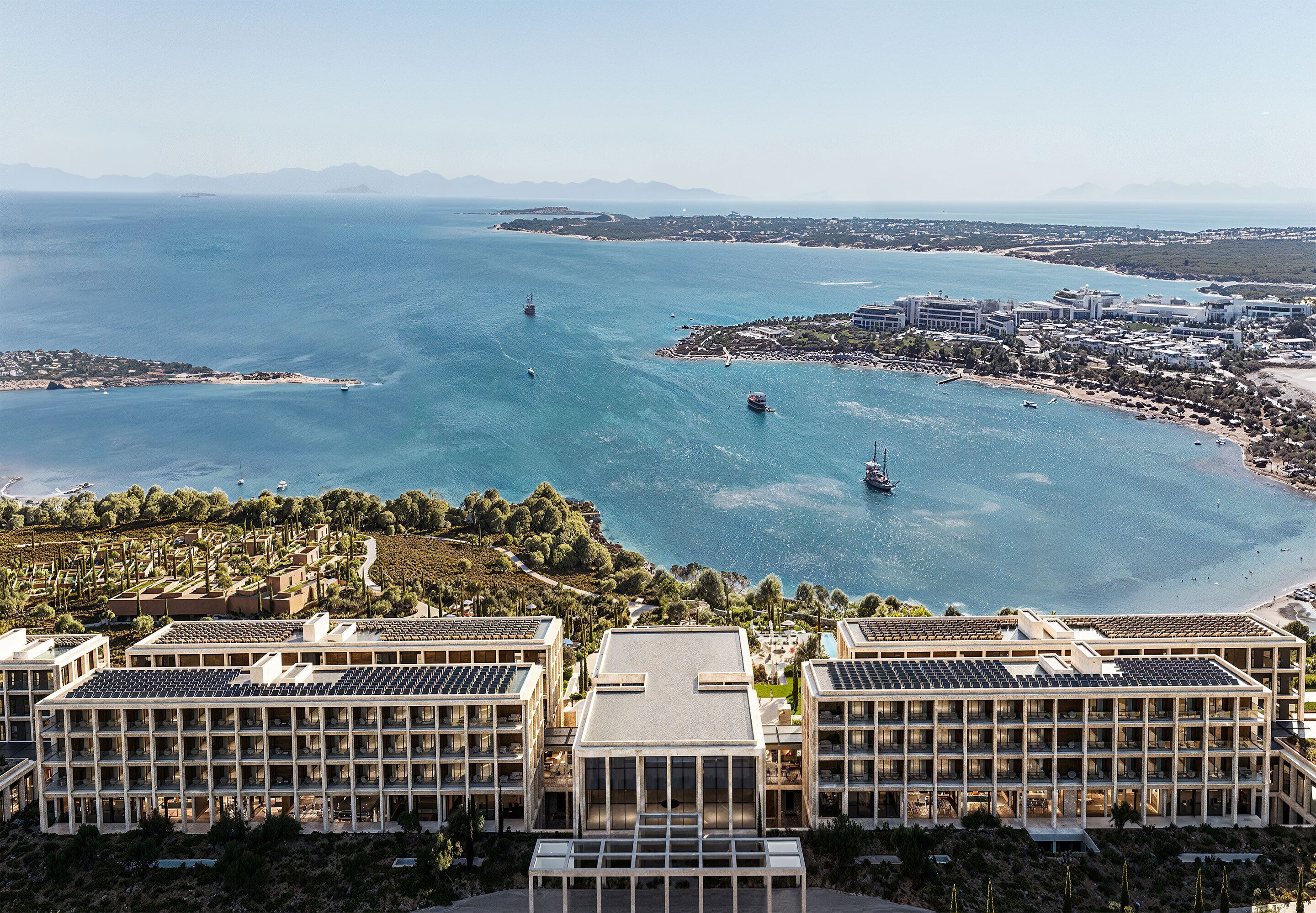 Overnatningsstedets facade