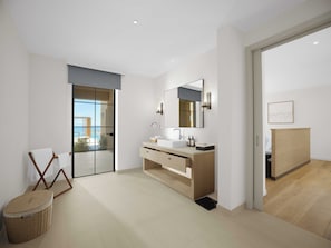 Deluxe House (Adult Priene) | Bathroom | Free toiletries, hair dryer, bathrobes, slippers - Akra Didim Resort & SPA (Didim)