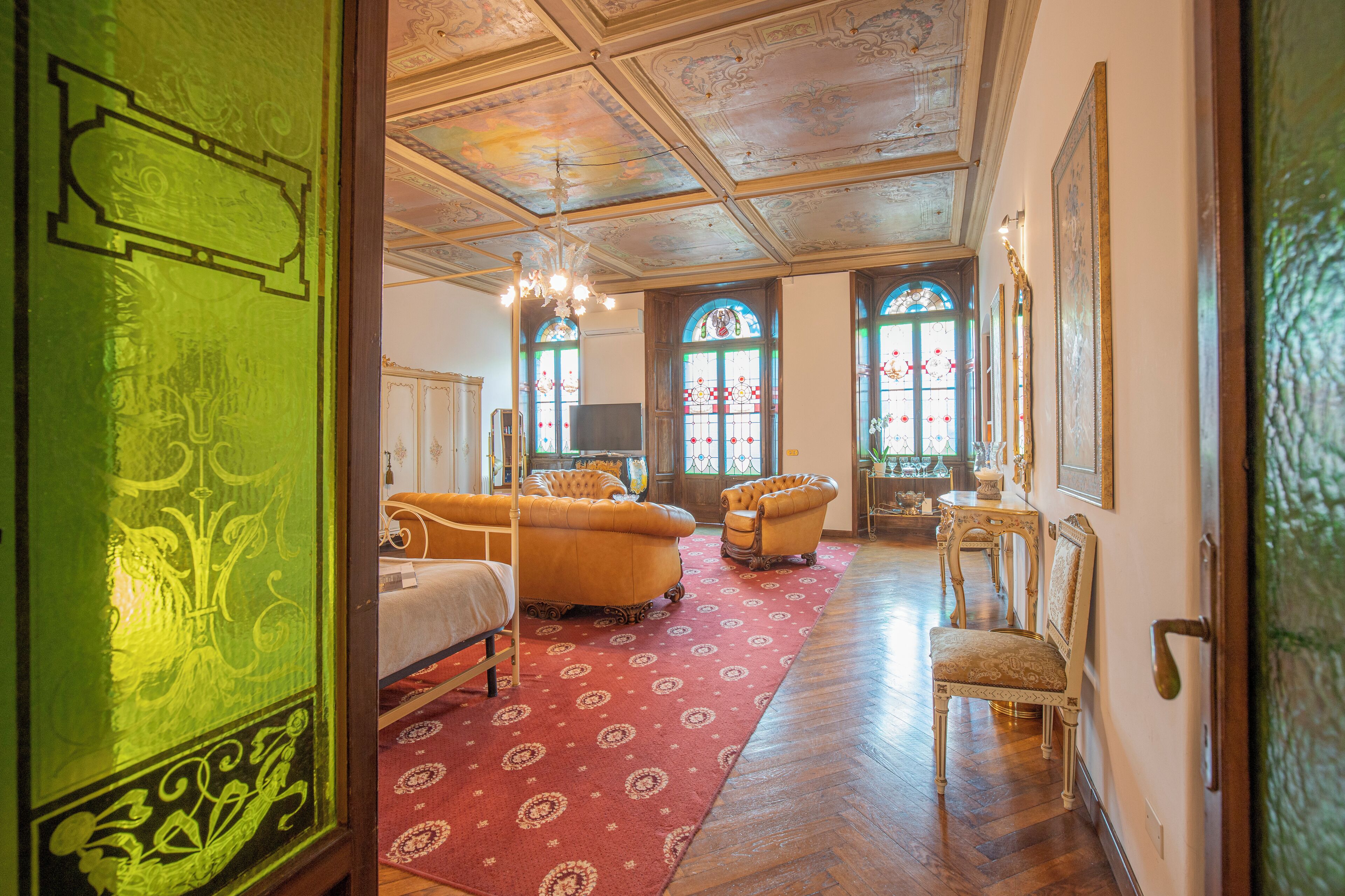 Suite Exécutive, vue ville | Coin séjour