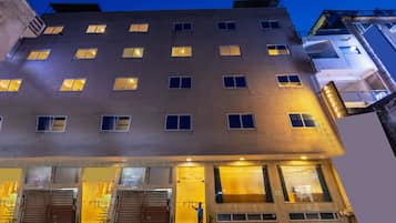 Front of property – evening/night