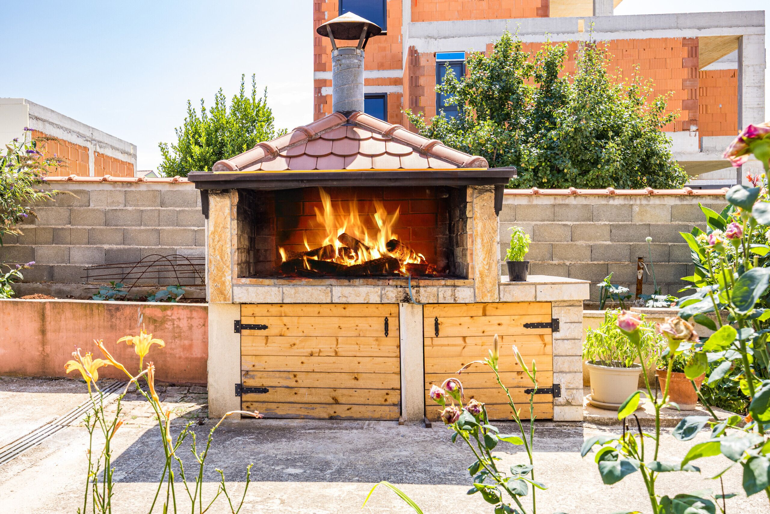 Enceinte de l’hébergement