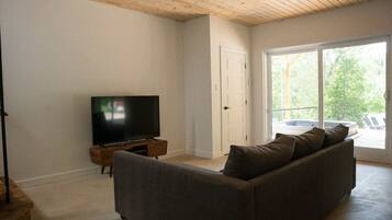 TV, fireplace, stereo